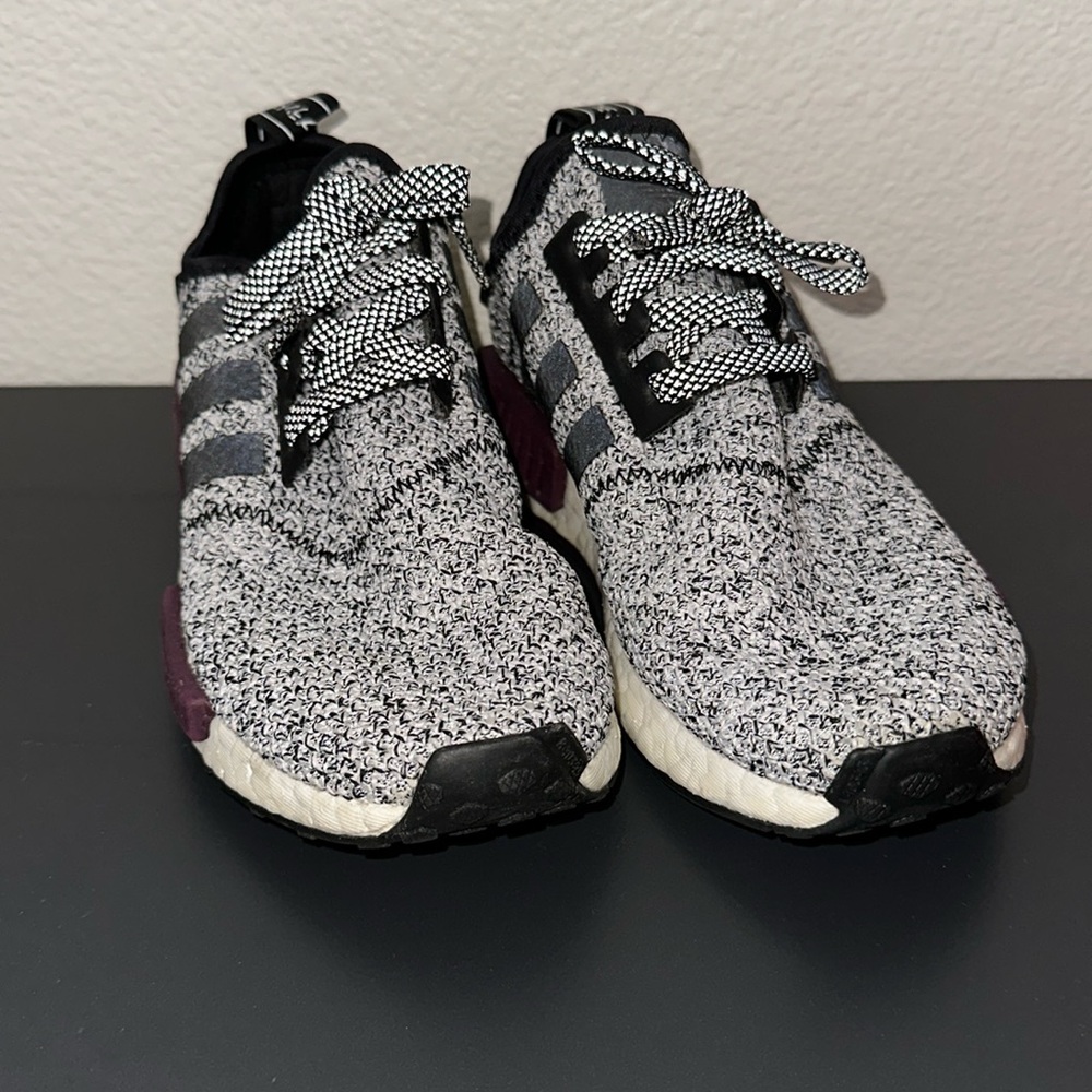 Worn adidas NMD shoe kids/womens